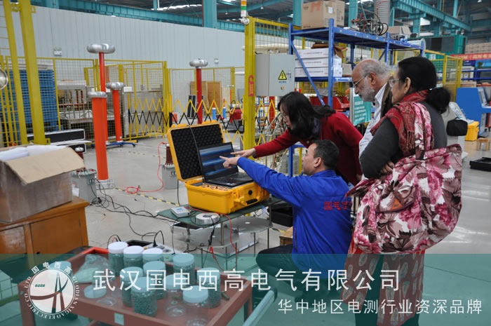 印度工程师到访我司验收局放设备