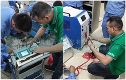 国电西高为中海油提供调试服务