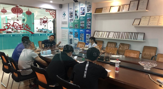 陕西客户到访国电西高考察四级资质设备