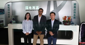 海外客户到访国电西高参观考察