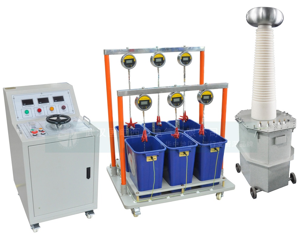 绝缘手套（靴）耐压试验装置数显台油变水桶式（6桶位）