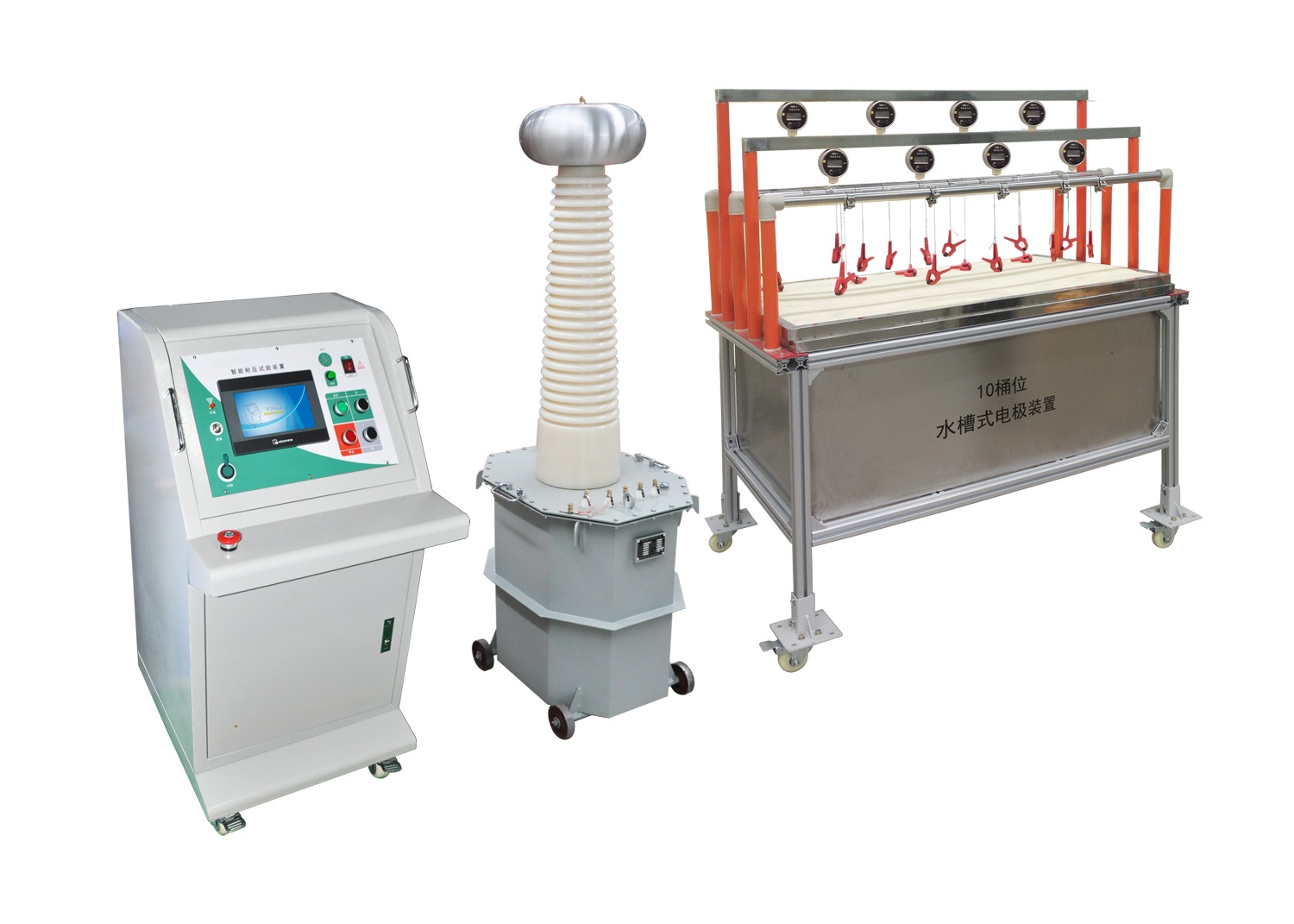 智能绝缘手套（靴）耐压试验装置智能台干变水槽（8桶位）