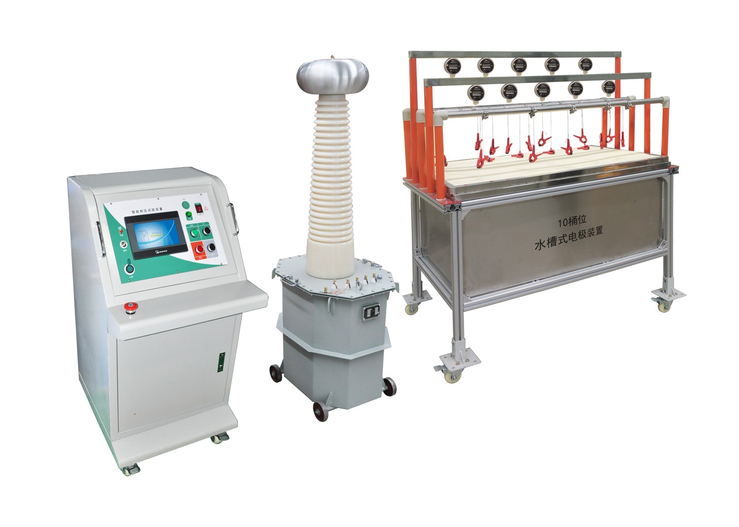 智能绝缘手套（靴）耐压试验装置智能台气变水槽式（10桶位）