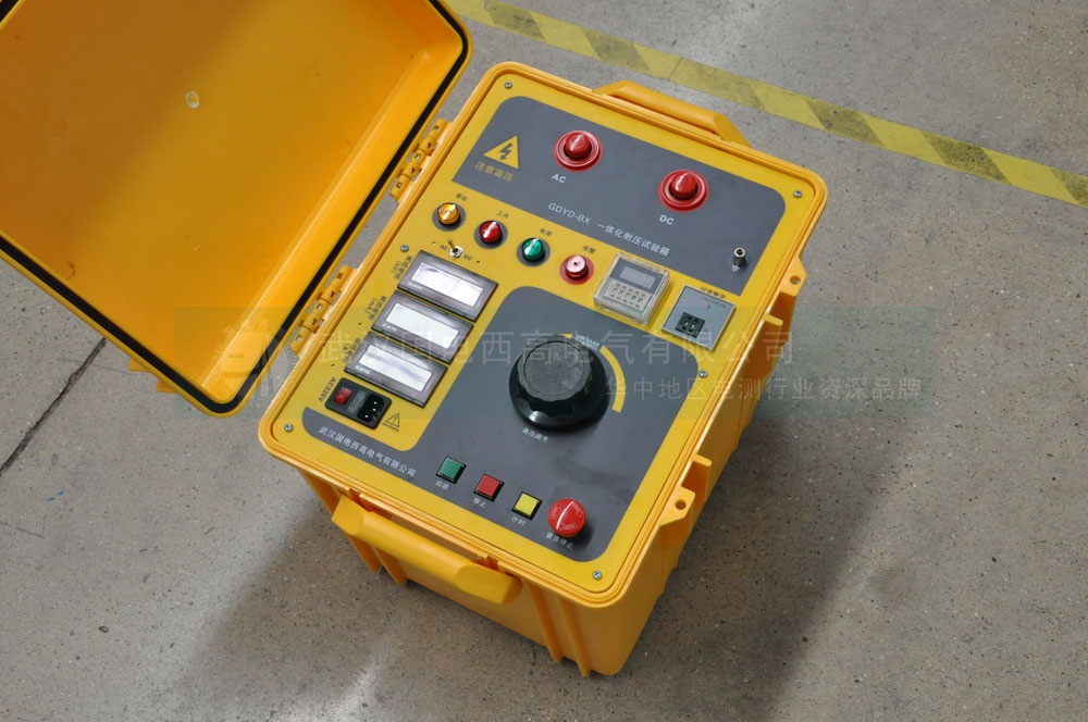 一体化绝缘耐压试验箱仪器控制面板