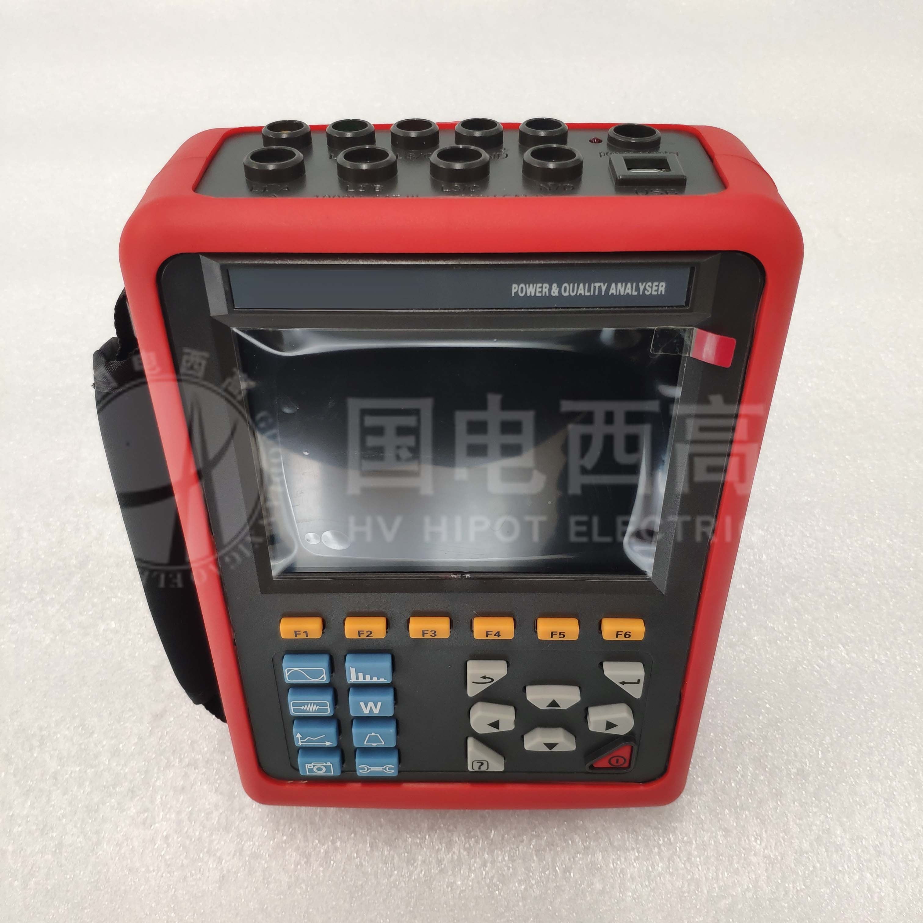 电能质量分析仪主机正上方接口