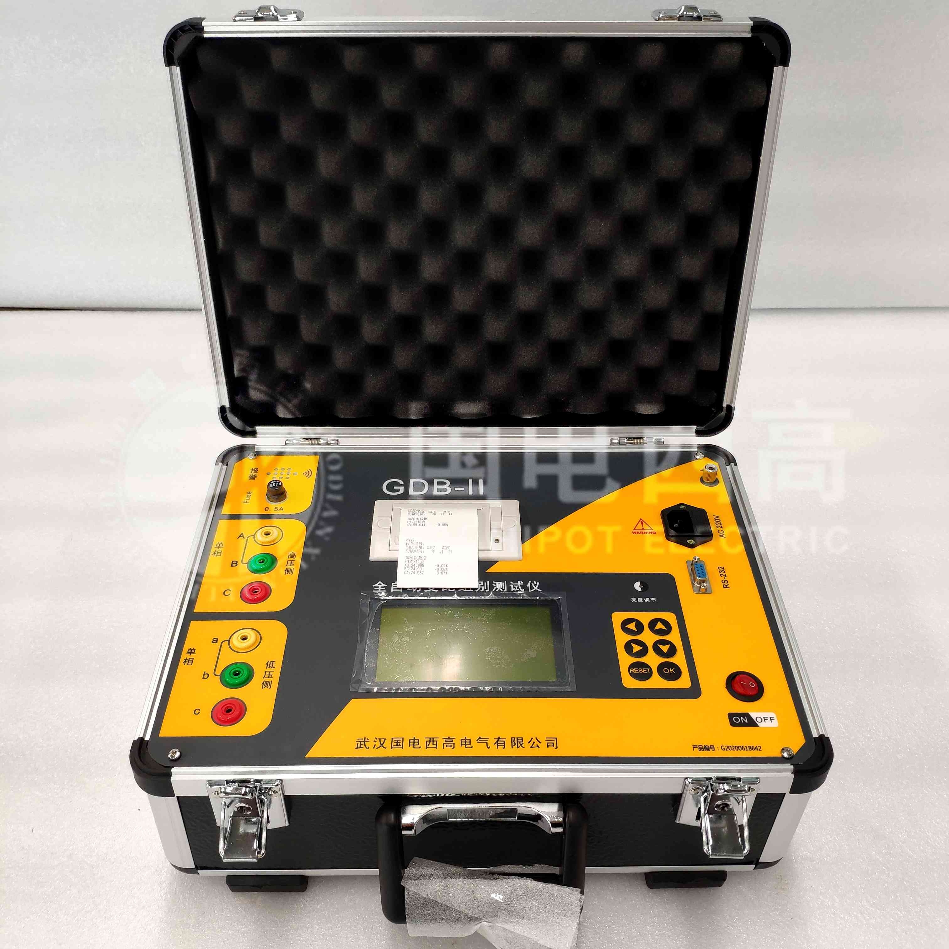 全自动变比组别测试仪主机正面