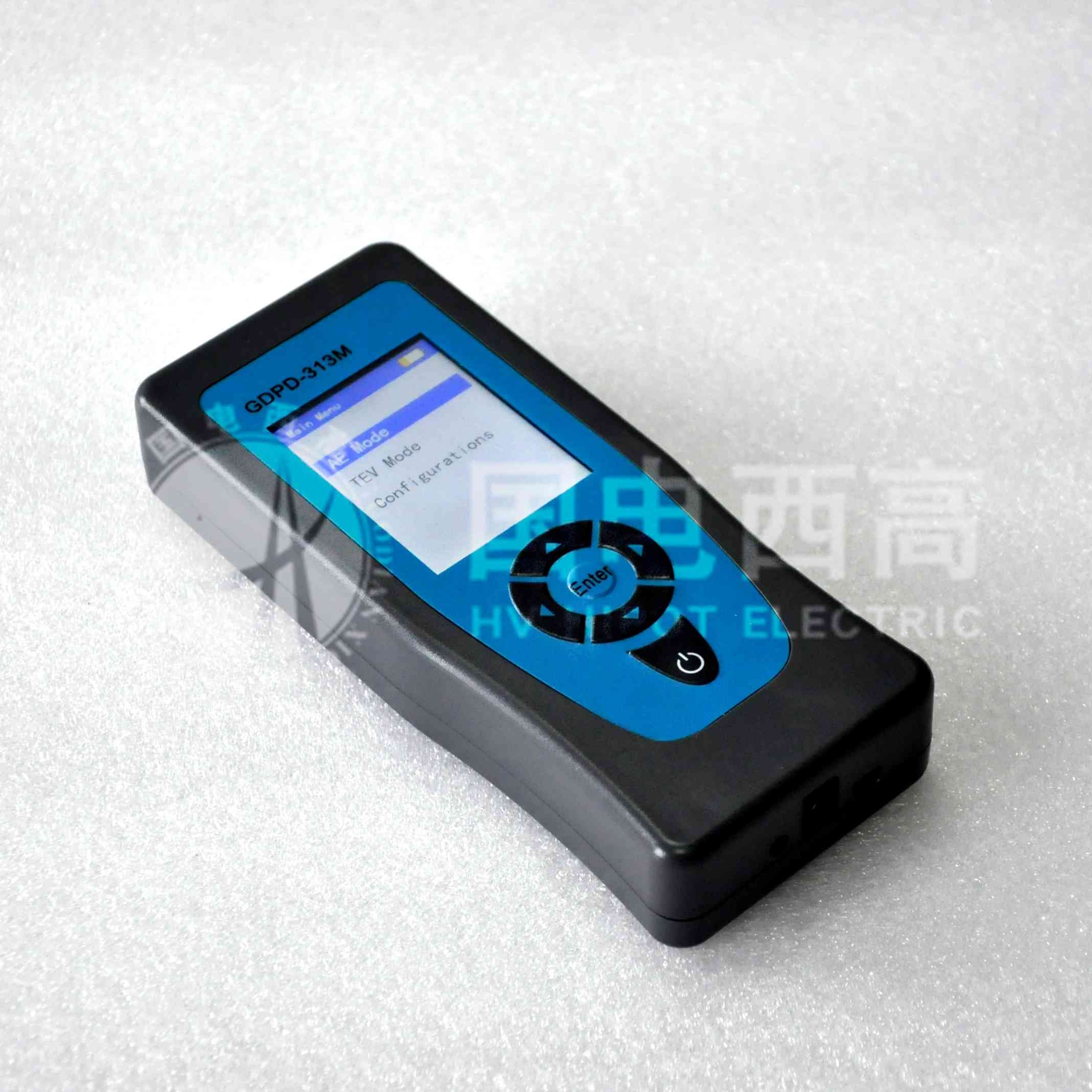 手持式开关柜局放检测仪主机左侧