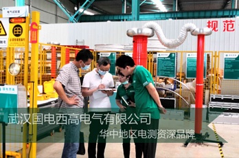 武汉客户莅临国电西高考察三级资质承试设备