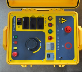 一体化工频耐压试验箱仪器面板