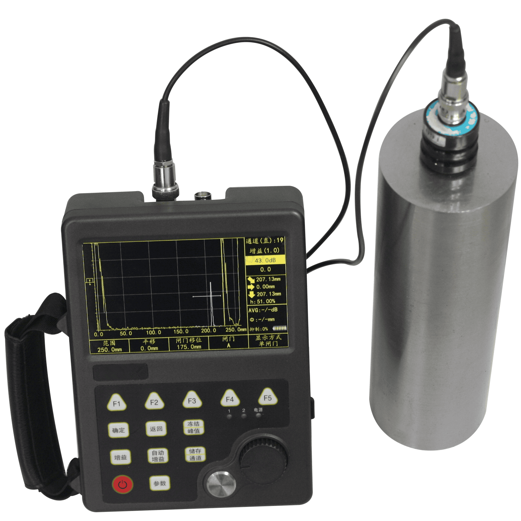 超声波探伤测厚一体机小信号