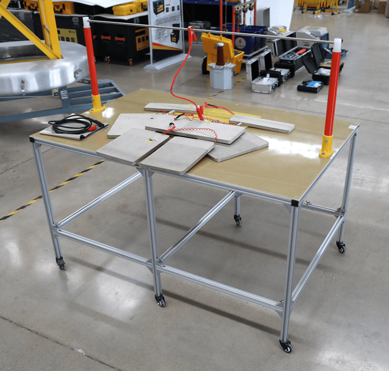 绝缘服试验电极实物图