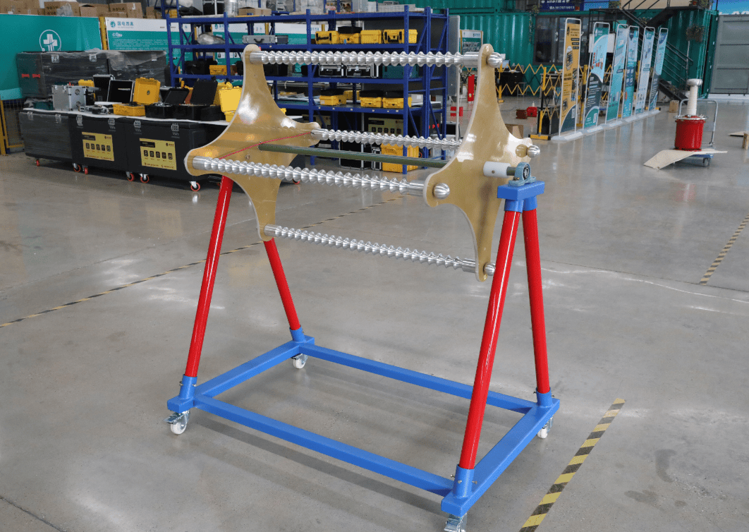 绝缘绳耐压试验电极装置实物图