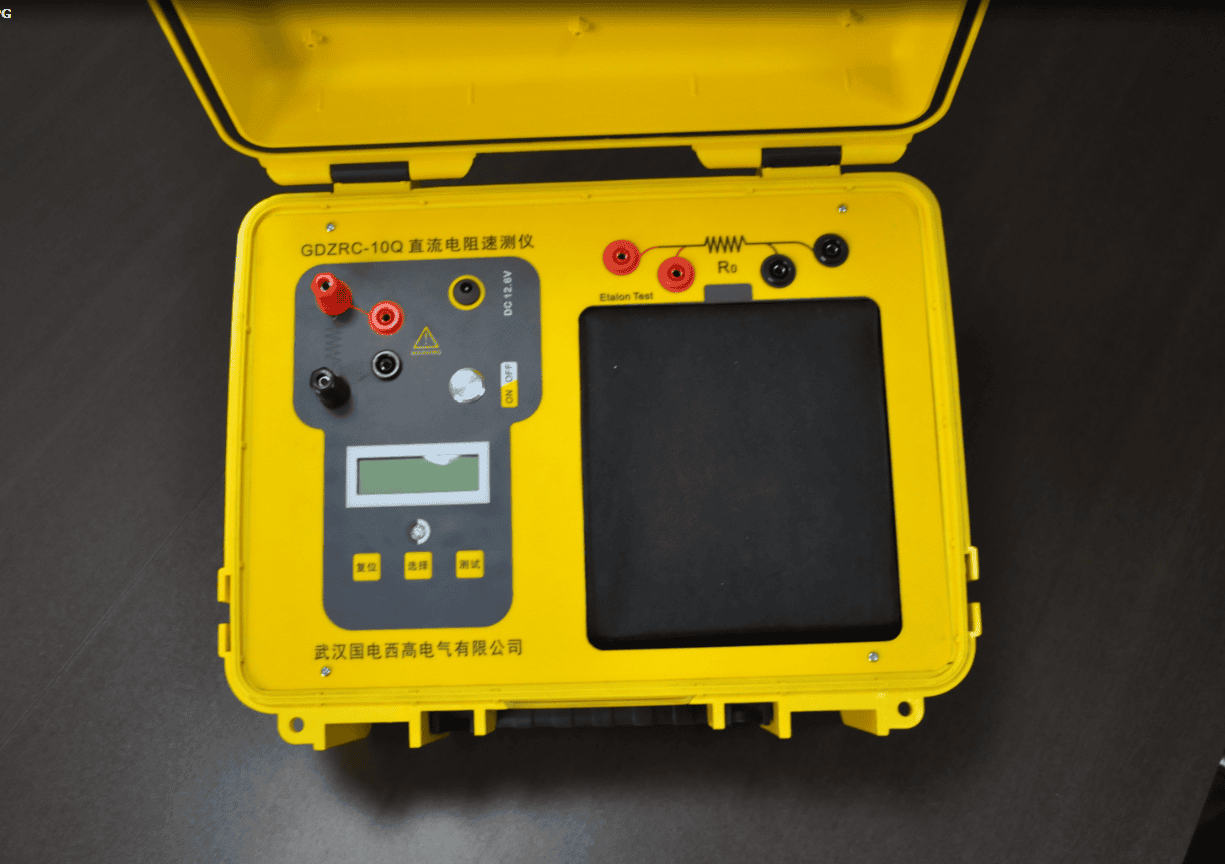 直流电阻速测仪正面图