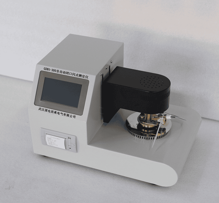 全自动闭口闪点测定仪实物图