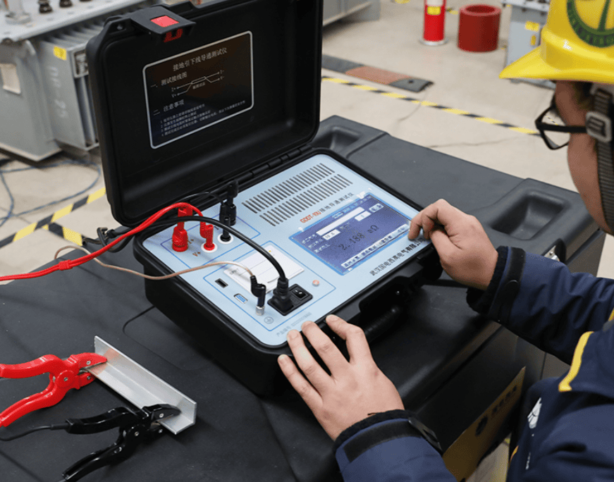 接地引下线导通测试仪场景图