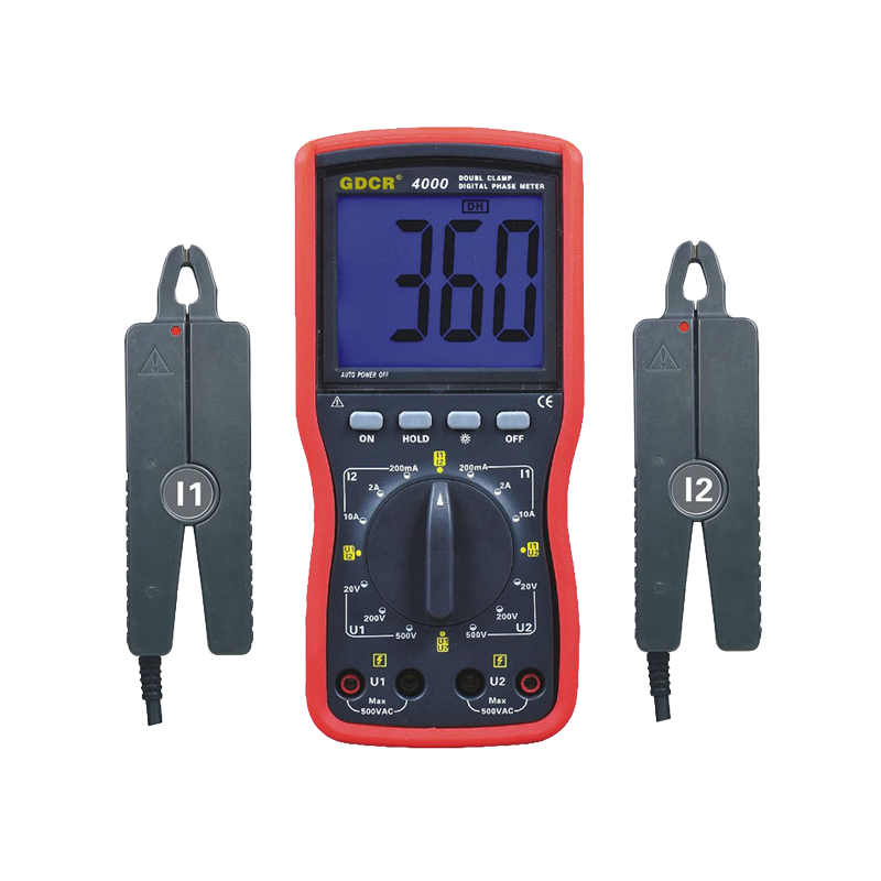 GDCR4000系列双钳数字相位伏安表