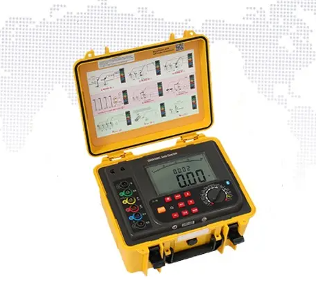 接地电阻测试仪操作时需要将电极与内部断开