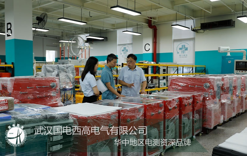 厦门开关厂考察我司SF6气体回收装置及相关设备